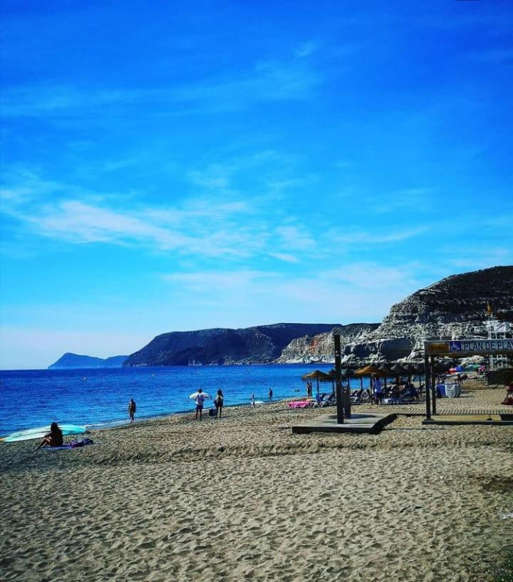 Casa Del Pez Vivienda A Pie De Calle En Agua Amarga A 250 Metros De La Playa Dış mekan fotoğraf